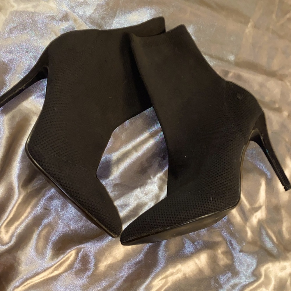 Black ankle boots